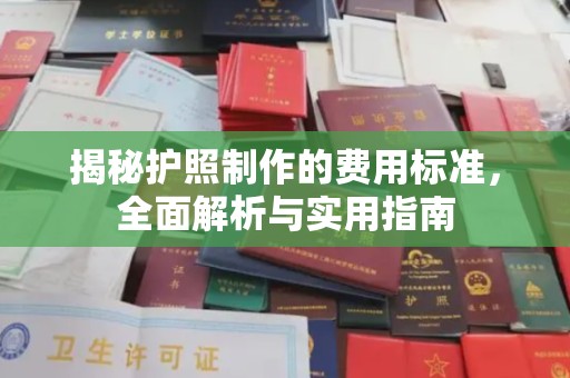花都揭秘护照制作的费用标准，全面解析与实用指南